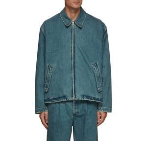 Veste en jean personnalisée pour hommes, vêtements de sport de travail d'hiver, veste en coton décontractée pour travail, vente en gros par l'usine - Product Image 1