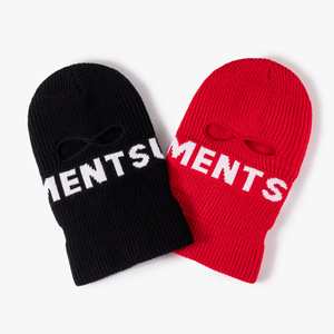 Pasamontañas de Invierno con Diseño de Camuflaje, Tejido Jacquard, Flexible, con 3 Orificios, Personalizado con Impresión Puff, MOQ Bajo, Envío DDP - Product Image 2