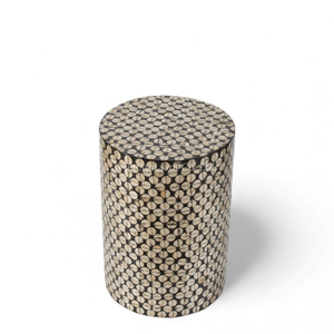 Taburetes Decorativos Hechos a Mano con Incrustaciones de Nácar y Elegante Diseño de Concha para Decoración de Hogar de Lujo en Apartamentos - Product Image 2