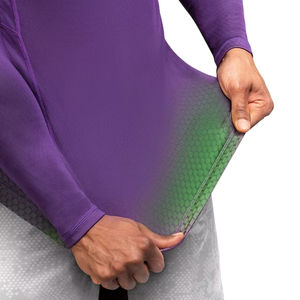 Rashguard MMA à compression, entraînement de grappling, coutures extensibles dans les quatre sens, tissu respirant et évacuant l'humidité - Chemises de rashguard respirantes - Product Image 2