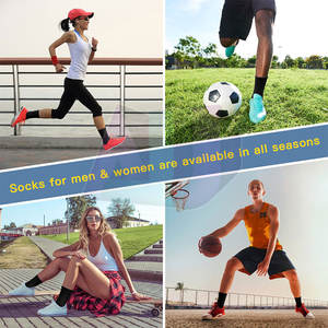 Sweat Absorb Breathable Sports <b>Socks</b> Spandex/<b>Polyester</b> for Winter Fitness Training Running Activities Dry Comfort All Day - Product Image 3