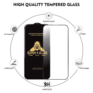 ฟิล์มกันรอยหน้าจอ HD ใส สำหรับ iPhone 16 15 14 Pro Max Plus Super Big ARC ป้องกันไฟฟ้าสถิต อลูมิเนียม กระจกนิรภัย สำหรับ S24 23 - Product Image 2