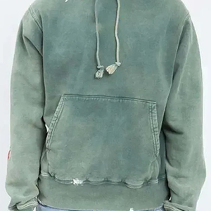 Cotton Blended Unisex Acid <b>Wash</b> Fleece Oversized Hoodie Winter Casual Trendy Comfortable Daily Outfits - Product Image 3