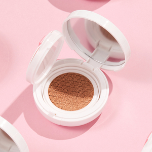 Pink Cover Essence Sun Cushion N23 SPF50+ PA+++ for Even Skin Tone dark beige warm beige - Product Image 2
