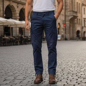 กางเกงคาร์โก้ผู้ชายสไตล์สตรีท ผ้าทนทาน ใส่สบาย เหมาะสำหรับใส่ในชีวิตประจำวัน ท่องเที่ยว และชุดลำลอง - Product Image 4