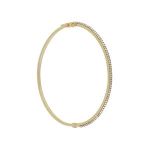 Pulsera de Alta Calidad para Mujer Del Pia, con Cristales Amarillos Champán de 51x61mm, Chapada en Oro de 18K sobre Plata de Ley 925, Venta al Por Mayor - Product Image 1