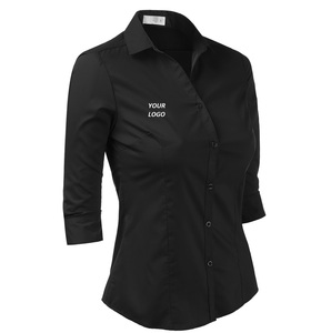 Vente chaude OEM Chemises habillées de couleur rose formelles décontractées personnalisées Chemises habillées à manches longues en coton de soie tissée à boutons avec poches sur la poitrine - Product Image 4