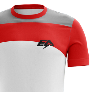 Maglietta a sublimazione da uomo della squadra <span class=keywords><strong>di</strong></span> <span class=keywords><strong>calcio</strong></span> con stampa Logo, - Product Image 3