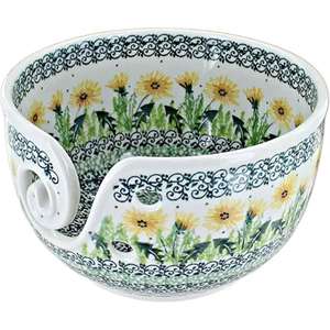 Bol de fil au crochet personnalisé de haute qualité Style vintage rond en céramique disponible au prix de gros - Product Image 6