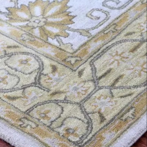 Ballard Royal Landon Beige 100% Tapis en laine Style parsien Tufté à la main Taille personnalisée disponible - Product Image 1