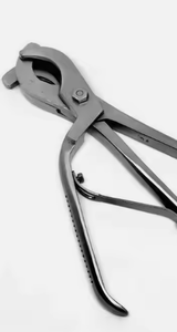 Manual Stainless Steel Veterinary Castration Emasculator <b>Plier</b> with Ratchet for Hospital Use - Product Image 2