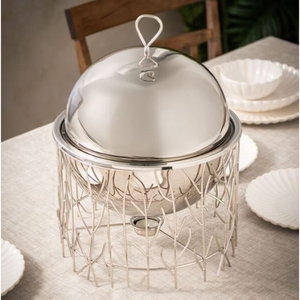 Présentoir de nourriture pour buffet de service de mariage en acier inoxydable chauffe-plats de fabricants et d'exportateurs - Product Image 5