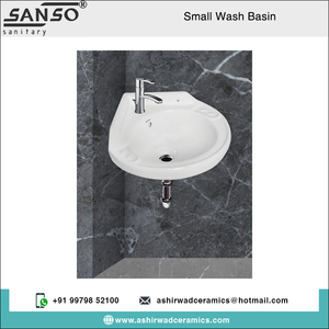 Meilleure vente 100% matériau céramique capacité 9L suspendu au mur lavabo évier monotrou montage sur robinet prix de gros couleur blanche - Product Image 2