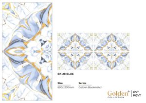 Excellence dorée, carrelage vitrifié brillant 600x1200mm, aspect marbre, ACCENTS pour usage intérieur, hôtels, appartements - Adhésif antibactérien - Product Image 4