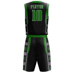 Vente en gros de maillots et shorts de basket-ball Logo personnalisé Nom et numéro de l'équipe Uniforme sportif confortable et à séchage rapide - Product Image 2