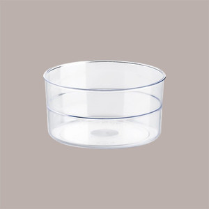 MIA <b>Cup</b> 200cc Transparent <b>Plastic</b> PP <b>Cups</b> Lid Square Single Portion 8.6cm Diameter 4.4cm H for Tiramisu Desserts Cake 40-Piece - Product Image 1