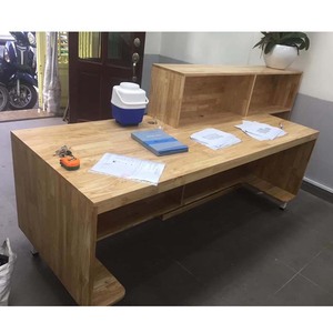 GreeDe BLT68007 L-Shape Modern Luxury Commercial Office Reception <b>Desk</b> for Retail Hotels Beauty Salons Gyms Bars-250x80x110 (cm) - Product Image 5