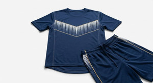 Tenue de football personnalisée par sublimation, directement de l'usine, 100 % polyester, séchage rapide, ensemble de maillots de football respirant, vêtements d'équipe OEM/ODM - Product Image 2