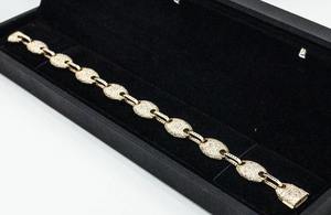 กำไลข้อมือแบบเปิดสำหรับผู้ชายผู้หญิงเครื่องประดับแฟชั่นยูนิมินิมอลลิสต์ชุบทอง - Product Image 3