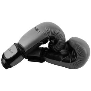 Guantes de Boxeo de Cuero con Logotipo Personalizado Profesional para Hombres y Mujeres, Tallas de 8oz a 16oz, Transpirables y que Absorben la Humedad, para Artes Marciales - Product Image 3