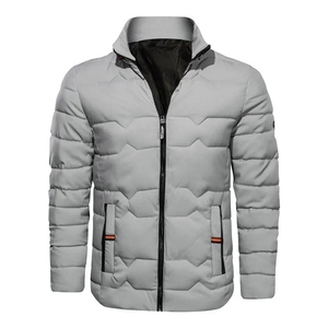 OEM Custom <b>Men's</b> Coats Cotton <b>Jackets</b> Short Style Winter Hooded Coat <b>Men</b> Waterproof Zip Puffer <b>Jacket</b> 2025 - Product Image 1