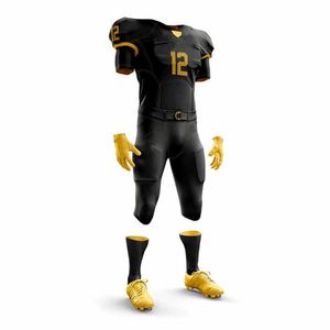 Uniforme de fútbol americano para hombres al por mayor ropa deportiva estampada transpirable de secado rápido traje de equipo cómodo cosido - Product Image 6
