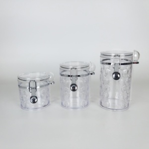 Kitchen Acrylic Storage <b>Jar</b> With Locking Clamp - Product Image 2