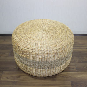 Tabourets en jacinthe d'eau naturelle Artex Dong Thap pour la décoration de la maison, salon et salle à manger - Product Image 4