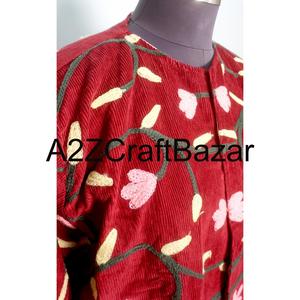 Chaqueta Cotrise Bordada para Mujer A2ZCraftBazar, Ecológica, Transpirable, de Secado Rápido, Estilo Étnico Tradicional, Ropa de Abrigo para Otoño e Invierno - Product Image 2