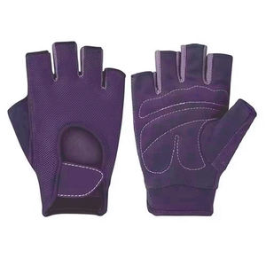 Gants de gymnastique demi-doigt avec support de poignet pour hommes et femmes haltérophilie Logo personnalisé gants d'haltérophilie Gym - Product Image 1
