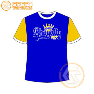 Venta al por mayor Sigma Gamma Rho mujeres camiseta hermandad ropa algodón Jersey alta calidad transpirable camiseta mujeres ropa griega - Product Image 3