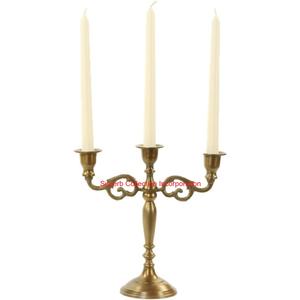 Vente en gros de candélabres en métal à 5 bras de conception fantaisie Bougeoir décoratif de Noël pour les fêtes de mariage et toutes les occasions - Product Image 5