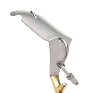 Rétracteur orthopédique de style Tebbetts sans rouille de haute qualité avec écarteur de style Tebbetts à lame large Fibrelight détachable - Product Image 2