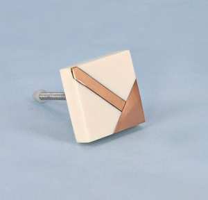 Boutons de haute qualité faits à la main en résine de lucite géométrique noir et blanc, modernes, pour commode, tiroir, armoire, cuisine, décoration intérieure, chambre à coucher - Product Image 4