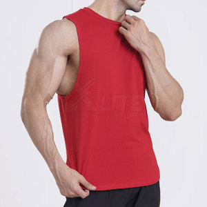 Débardeur Homme Style Tendance OEM en Maille Respirante Mélange Coton Doux Personnalisable Vêtement Quotidien Streetwear Moderne - Product Image 4