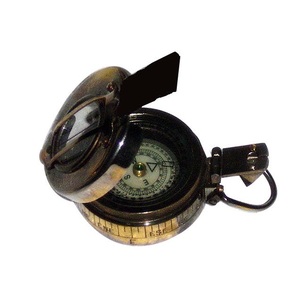 Brújula luminosa de diseño antiguo, nueva caja de Metal portátil, reloj de viaje para senderismo, venta clásica de bolsillo de latón para acampar al aire libre - Product Image 5