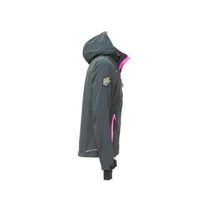 Chaqueta Softshell Outdoor de color gris espacial Fucsia, para mujer - Product Image 5