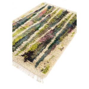 พรมขนสัตว์ถักมือสีเขียวซูริ รุ่น Paem-664 สำหรับใช้ในบ้าน ลายแบบนามธรรม - Product Image 2