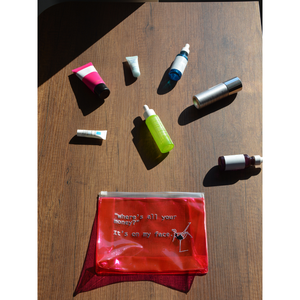 Bolsa Cosmética de PVC con Tinte de Color Personalizada, Reutilizable, con 3 Costuras Laterales, Bolsa de Maquillaje con Cierre Deslizante Suave, Juego de Regalo de Belleza - Product Image 5