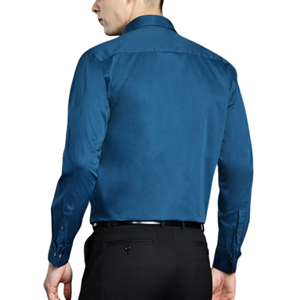 Camisa de negocios con botones de manga larga de estilo informal de invierno para hombre, sin arrugas y transpirable con función antiarrugas - Product Image 5