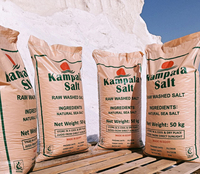Sal Natural Cruda de Kampala |   Cloruro de Sodio de Grado Industrial, 50 kg |   Sal Marina Lavada en Polvo de Alta Pureza, Certificada ISO 9001