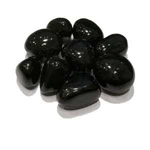 Cristal naturel dégringolé guérison en vrac galet Agate pierre précieuse dégringolé noir Onyx Reiki Chakra cristal sculpté en gros en vrac - Product Image 6