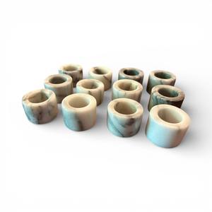 Anillos para Servilletas con Aspecto de Cuerno Pulido y Grano Natural Sutil para una Decoración Elegante y Única - Product Image 6