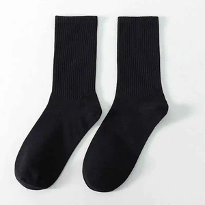 Chaussettes d'été pour hommes, couleur unie, blanches et noires, antibactériennes, respirantes, décontractées, invisibles, chaussettes de sport - Product Image 4
