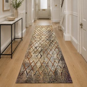 <b>RUGS</b> DEPOT LXDP-0826 Wholesale Beige Brown Modern Vintage Digital Printed Machine Washable Chenille Area <b>Rug</b> <b>Non</b> <b>Slip</b> - Product Image 5