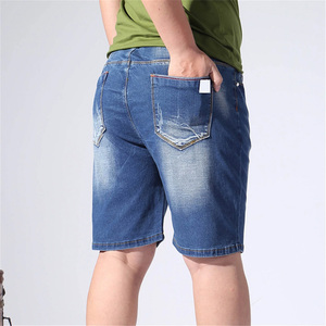 Short en jean lavé à l'acide vintage personnalisé pour hommes, conception personnalisée, étiquette de broderie de logo, marque privée, approvisionnement en vrac d'OEM - Product Image 6