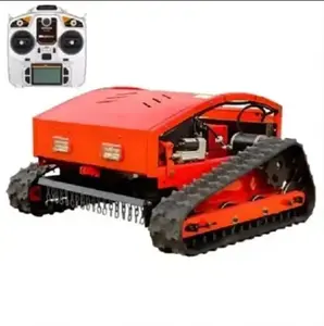 Sales_ Remote Control Reel Mower Lawn Mower Garden Crawler Grass Cutter Gasoline/Diesel Lawn Mover