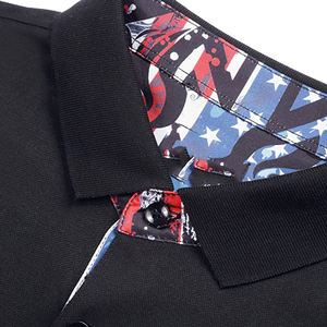 Poliéster de alto rendimiento para hombre para Polo Logotipo personalizado Camisetas de golf de manga corta Punto antiarrugas para publicidad - Product Image 6