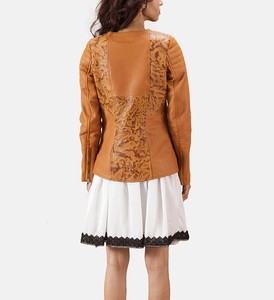 เสื้อโค้ทหนังแท้สำหรับผู้หญิงเสื้อโค้ทหนังแท้มือสอง - Product Image 6