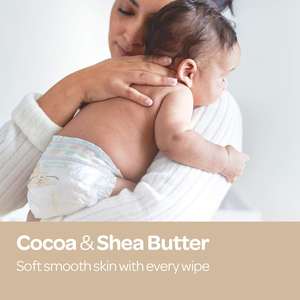 Lingettes pour bébé Huggies Nourish & Care, parfumées, 3 paquets à ouverture facile (168 lingettes au total) 56 unités (lot de 3) - Product Image 2